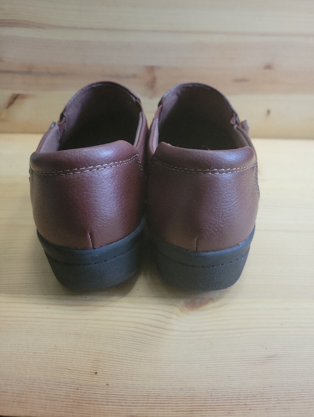 Womens clarks ultimate comfort collection brown lather slip on size 9W - Picture 7 of 11